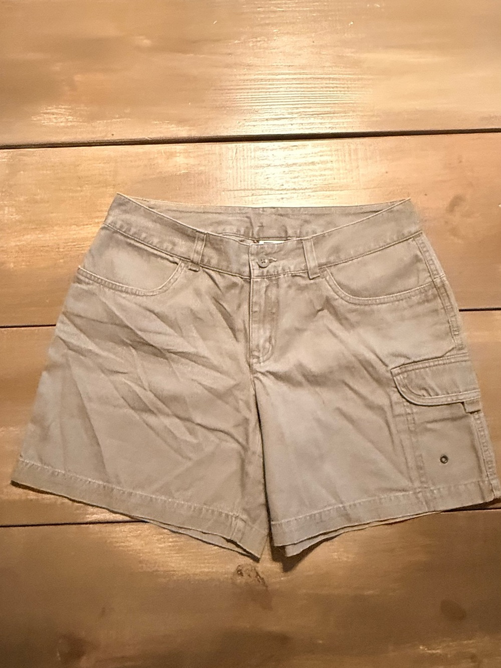 The North Face Cargo Hiking Shorts Women’s Size 6 Tan Khaki Outdoor Trail Travel